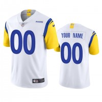 Los Angeles Rams Custom Men's Nike Alternate Vapor Limited NFL Jersey - White
