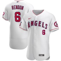 Los Angeles Los Angeles Angels #6 Anthony Rendon Men's Nike White Authentic Player MLB Jersey