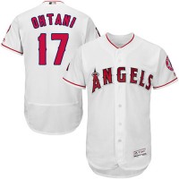 Los Angeles Angels of Anaheim #17 Shohei Ohtani White Flexbase Authentic Collection Stitched MLB Jersey