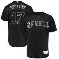 Los Angeles Los Angeles Angels #17 Shohei Ohtani Showtime Majestic 2019 Players' Weekend Flex Base Authentic Player Jersey Black