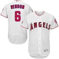 Los Angeles Angels of Anaheim #6 Anthony Rendon White Flexbase Authentic Collection Stitched MLB Jersey