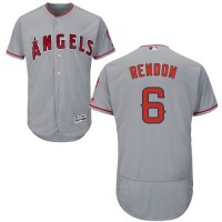 Los Angeles Angels of Anaheim #6 Anthony Rendon Grey Flexbase Authentic Collection Stitched MLB Jersey