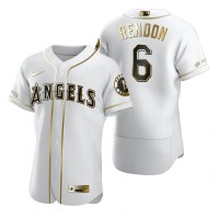 Los Angeles Los Angeles Angels #6 Anthony Rendon White Nike Men's Authentic Golden Edition MLB Jersey
