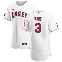 Los Angeles Los Angeles Angels #3 Taylor Ward Men's Nike White Home 2020 Authentic Player MLB Jersey