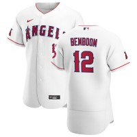 Los Angeles Los Angeles Angels #12 Anthony Bemboom Men's Nike White Home 2020 Authentic Player MLB Jersey