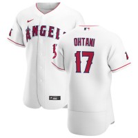 Los Angeles Los Angeles Angels #17 Shohei Ohtani Men's Nike White Home 2020 Authentic Player MLB Jersey
