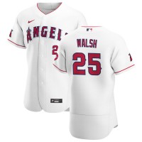 Los Angeles Los Angeles Angels #25 Jared Walsh Men's Nike White Home 2020 Authentic Player MLB Jersey