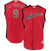 Los Angeles Angels of Anaheim #9 Tommy La Stella Red 2019 All-Star American League Stitched MLB Jersey