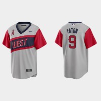 Los Angeles Los Angeles Angels #9 Adam Eaton Men's Nike Gray 2021 Little League Classic Game MLB Jersey