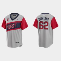 Los Angeles Los Angeles Angels #62 Jose Quintana Men's Nike Gray 2021 Little League Classic Game MLB Jersey