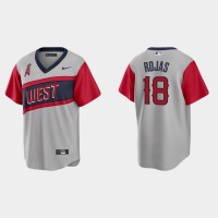 Los Angeles Los Angeles Angels #18 Jose Rojas Men's Nike Gray 2021 Little League Classic Game MLB Jersey