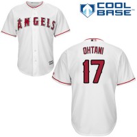 Los Angeles Angels of Anaheim #17 Shohei Ohtani White New Cool Base Stitched MLB Jersey