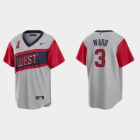 Los Angeles Los Angeles Angels #3 Taylor Ward Men's Nike Gray 2021 Little League Classic Game MLB Jersey