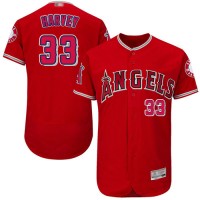 Los Angeles Angels of Anaheim #33 Matt Harvey Red Flexbase Authentic Collection Stitched MLB Jersey