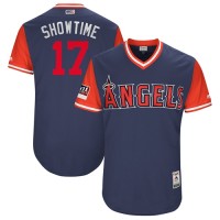 Los Angeles Angels of Anaheim #17 Shohei Ohtani Navy 