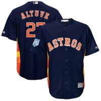 Houston Astros #27 Jose Altuve Navy Blue 2019 Spring Training Cool Base Stitched MLB Jersey