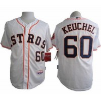 Houston Astros #60 Dallas Keuchel White Cool Base Stitched MLB Jersey