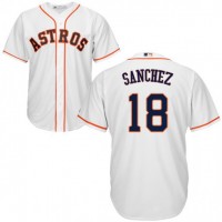 Houston Astros #18 Aaron Sanchez White New Cool Base Stitched MLB Jersey