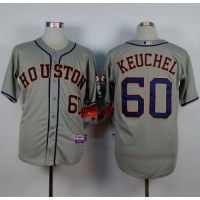 Houston Astros #60 Dallas Keuchel Grey Cool Base Stitched MLB Jersey