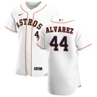 Houston Houston Astros #44 Yordan Alvarez Men's Nike White Home 2020 Authentic Player MLB Jersey