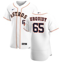 Houston Houston Astros #65 Jose Urquidy Men's Nike White Home 2020 Authentic Player MLB Jersey