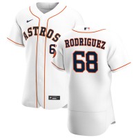 Houston Houston Astros #68 Nivaldo Rodriguez Men's Nike White Home 2020 Authentic Player MLB Jersey
