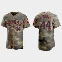 Houston Houston Astros #44 Yordan Alvarez Men's Nike 2021 Armed Forces Day Authentic MLB Jersey -Camo