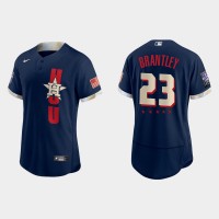 Houston Houston Astros #23 Michael Brantley 2021 Mlb All Star Game Authentic Navy Jersey