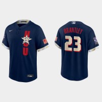 Houston Houston Astros #23 Michael Brantley 2021 Mlb All Star Game Fan's Version Navy Jersey