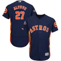 Houston Astros #27 Jose Altuve Navy Blue Flexbase Authentic Collection 2019 World Series Bound Stitched MLB Jersey