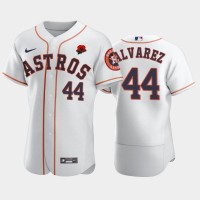 Houston Houston Astros #44 Yordan Alvarez Men's Nike Authentic 2021 Memorial Day MLB Jersey - White