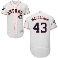 Houston Astros #43 Lance McCullers White Flexbase Authentic Collection 2019 World Series Bound Stitched MLB Jersey