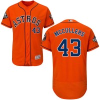 Houston Astros #43 Lance McCullers Orange Flexbase Authentic Collection 2019 World Series Bound Stitched MLB Jersey