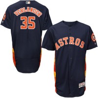 Houston Astros #35 Justin Verlander Navy Blue Flexbase Authentic Collection Stitched MLB Jersey