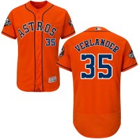 Houston Astros #35 Justin Verlander Orange Flexbase Authentic Collection 2019 World Series Bound Stitched MLB Jersey