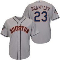 Houston Astros #23 Michael Brantley Grey New Cool Base 2019 World Series Bound Stitched MLB Jersey