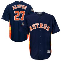 Houston Astros #27 Jose Altuve Navy Blue New Cool Base 2019 World Series Bound Stitched MLB Jersey