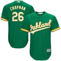Men's Oakland Oakland Athletics #26 Matt Chapman Majestic Kelly Green Alternate Official Cool Base Player Jersey