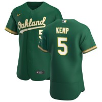 Oakland Oakland Athletics #5 Tony Kemp Men's Nike Kelly Green Alternate 2020 Authentic Player MLB Jersey