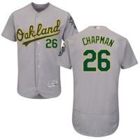 Oakland Athletics #26 Matt Chapman Grey Flexbase Authentic Collection Stitched MLB Jersey