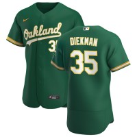 Oakland Oakland Athletics #35 Jake Diekman Men's Nike Kelly Green Alternate 2020 Authentic Player MLB Jersey