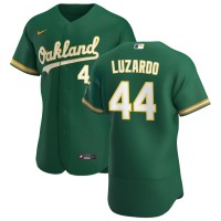 Oakland Oakland Athletics #44 Jesus Luzardo Men's Nike Kelly Green Alternate 2020 Authentic Player MLB Jersey