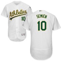 Oakland Athletics #10 Marcus Semien White Flexbase Authentic Collection Stitched MLB Jersey