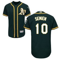 Oakland Athletics #10 Marcus Semien Green Flexbase Authentic Collection Stitched MLB Jersey