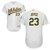Oakland Athletics #23 Matt Joyce White Flexbase Authentic Collection Stitched MLB Jersey