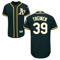 Oakland Athletics #39 Blake Treinen Green Flexbase Authentic Collection Stitched MLB Jersey