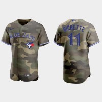 Toronto Toronto Blue Jays #11 Bo Bichette Men's Nike 2021 Armed Forces Day Authentic MLB Jersey -Camo