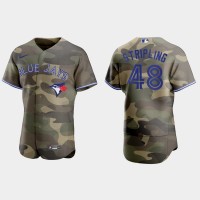 Toronto Toronto Blue Jays #48 Ross Stripling Men's Nike 2021 Armed Forces Day Authentic MLB Jersey -Camo