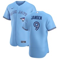 Toronto Toronto Blue Jays #9 Danny Jansen Men's Nike Light Blue Alternate 2020 Authentic Player MLB Jersey
