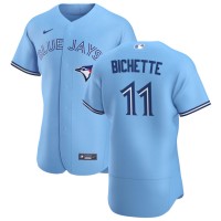 Toronto Toronto Blue Jays #11 Bo Bichette Men's Nike Light Blue Alternate 2020 Authentic Player MLB Jersey